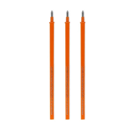 Legami set van 3 navullingen met oranje thermosensitieve gelinkt en punt van 0,7 mm
