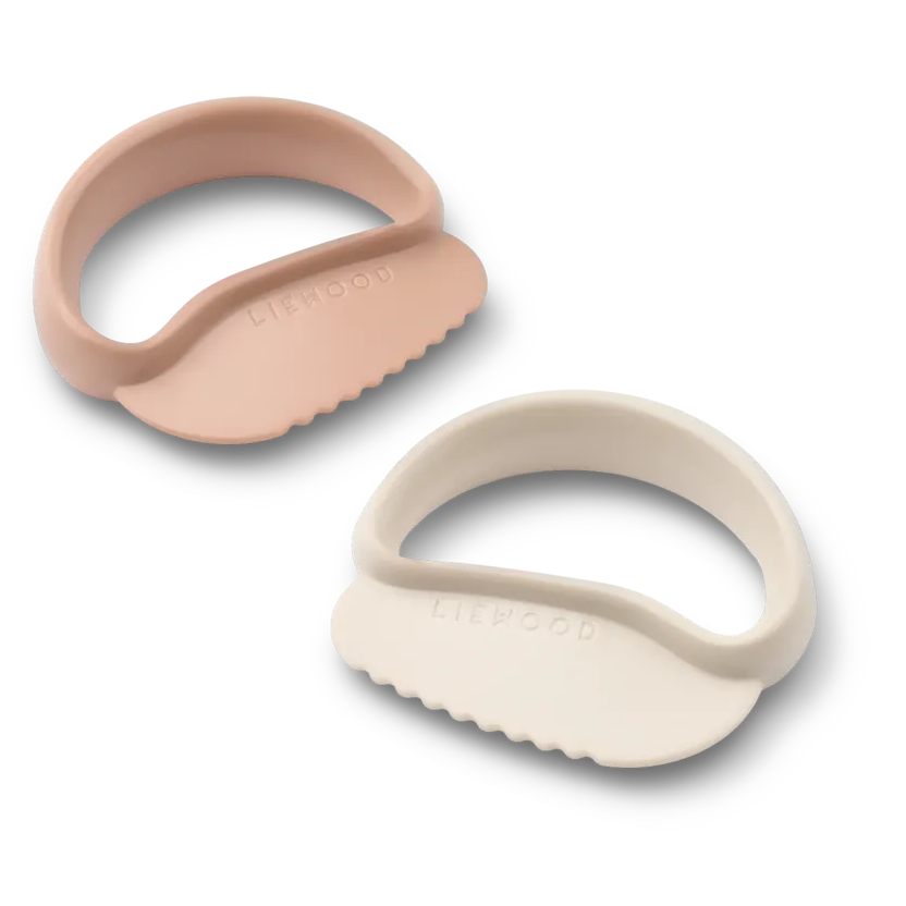 Liewood Riven Peuter Veilig Snijmes Pale tuscany / Sandy, 100% Tritan, 10 cm lang en niet scherp