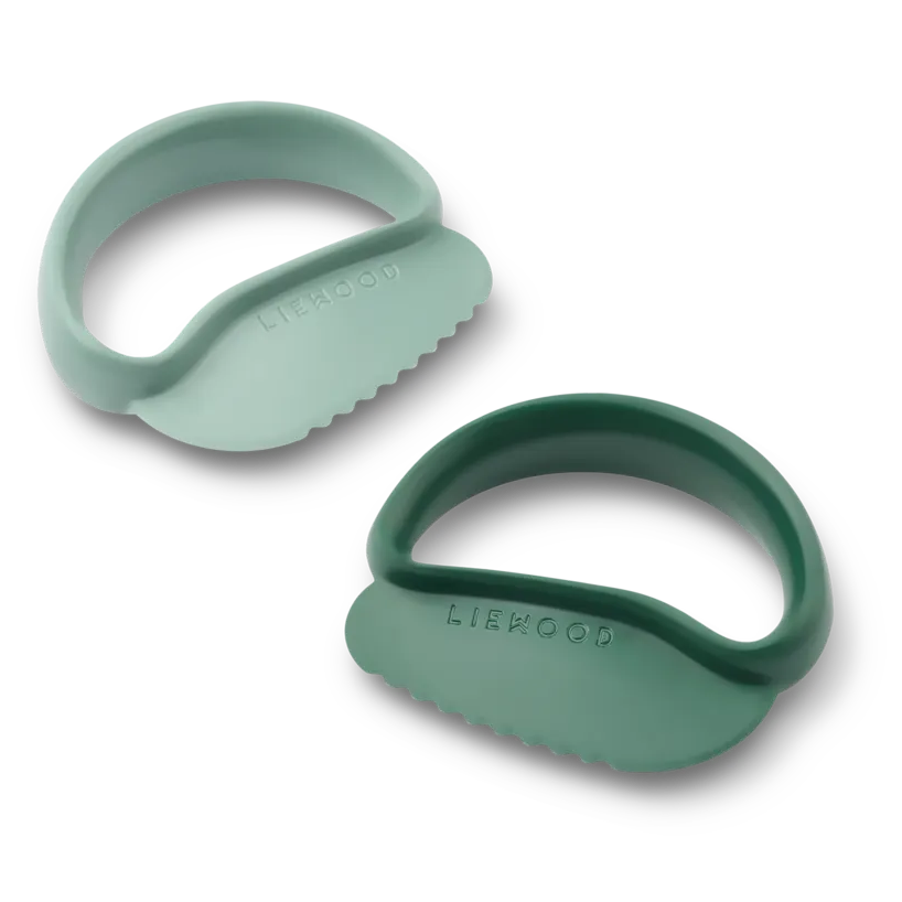 Liewood Riven Peuter Veilig Snijmes Peppermint / Garden green, van Tritan en geschikt vanaf 18 maanden