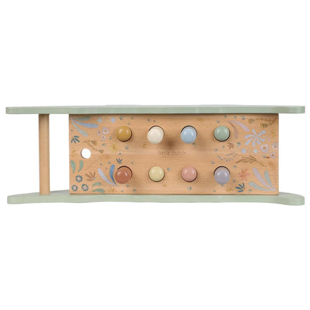 Hamerbank Safari Friends van Little Dutch met houten hamer met vogeldesign, bij De Gele Flamingo