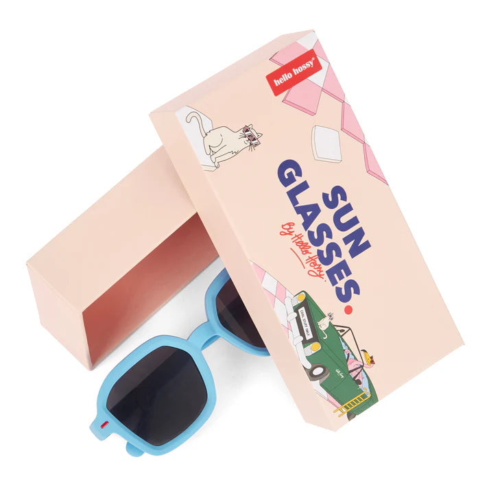 Hello Hossy Zonnebril Hossy Leo, breedte hoofdje 119 mm, voor kinderen bij De Gele Flamingo.