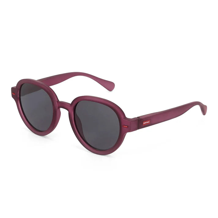 Hello Hossy Zonnebril Megy Lily in maat 3-5Y met rond design, verkrijgbaar bij De Gele Flamingo.