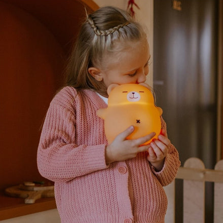 Mary's Led Nachtlamp Ademend Beertje met dimbaar LED-licht van 3000K, bij De Gele Flamingo