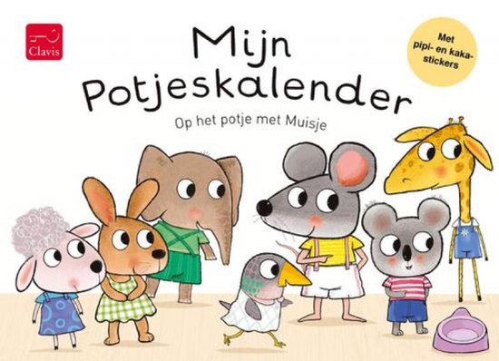 Clavis Boekje | Mijn potjeskalender. Op het potje met muisje - Met Stickers