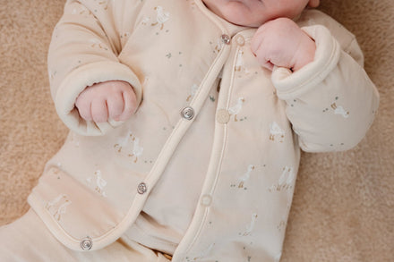 * Little Dutch Omkeerbaar Vestje Little Goose | Beige