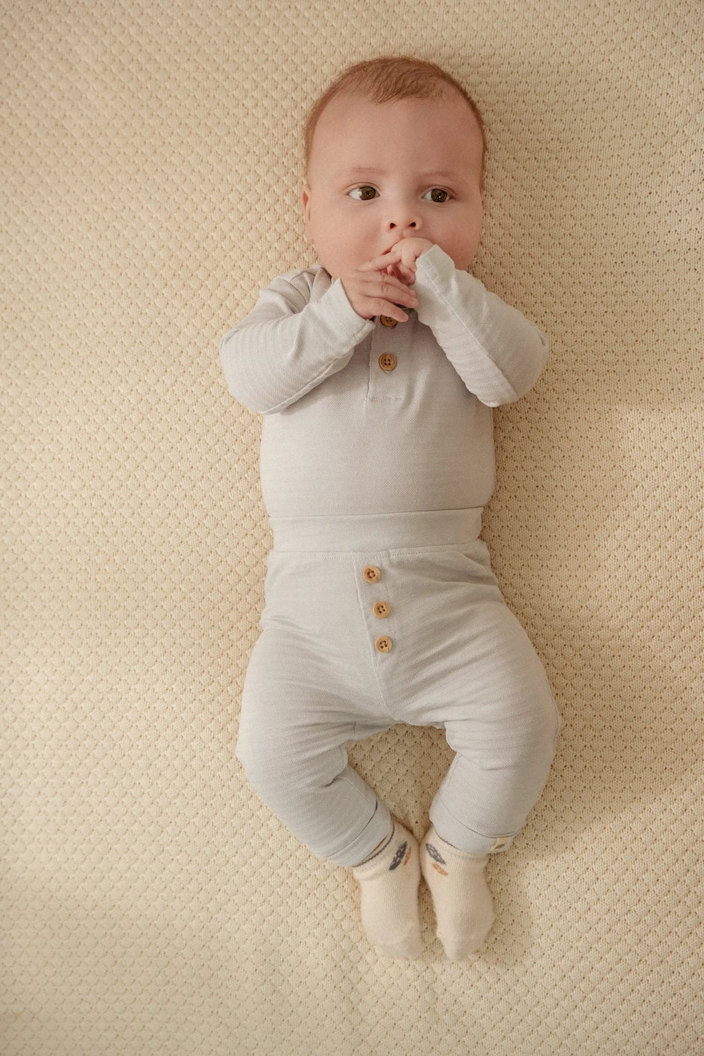 * Little Dutch Romper Lange Mouw | Baby Blue