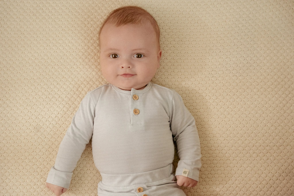 * Little Dutch Romper Lange Mouw | Baby Blue