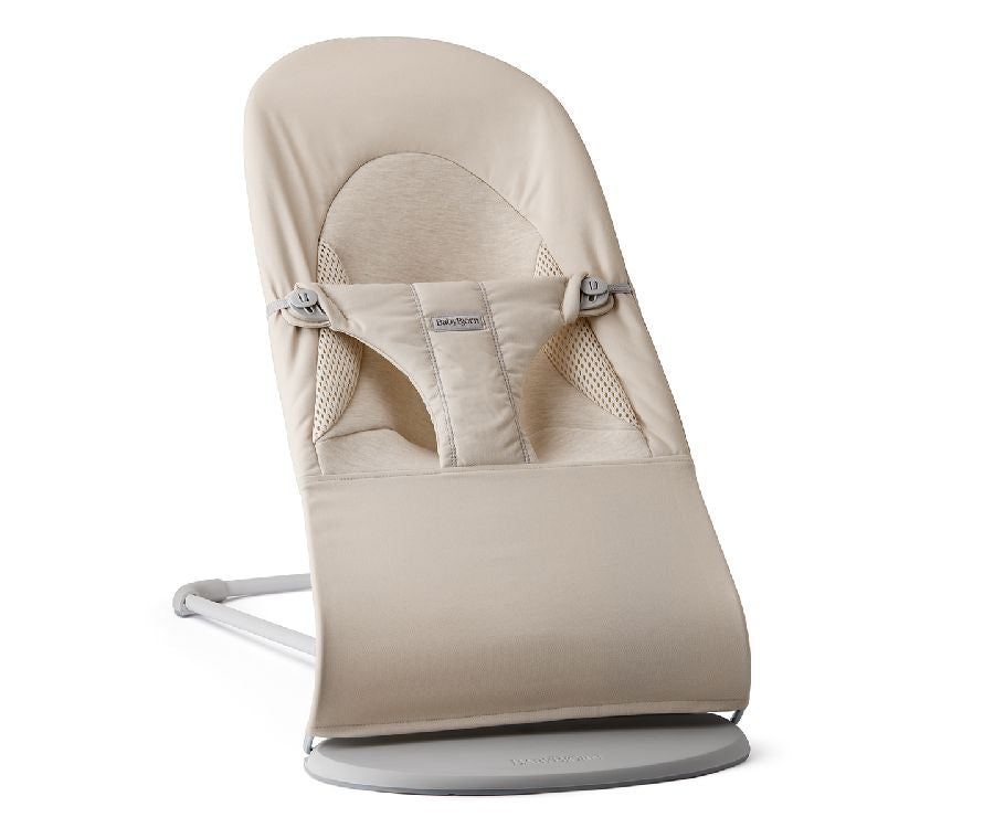 Babybjörn Wipstoeltje Bliss | Gewen Jersey Tri Fabric Lichtbeige