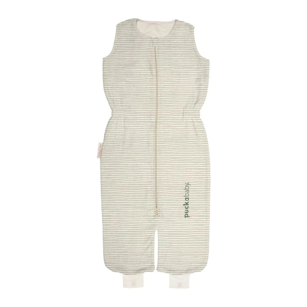 Puckababy Slaapzak The Bag Kidz > 2.5 Y | 130 CM - Cotton | Green Stripes