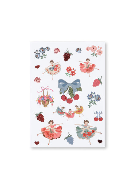 * Konges Sløjd Stickerboek A4 A Sticker A Day | Pink