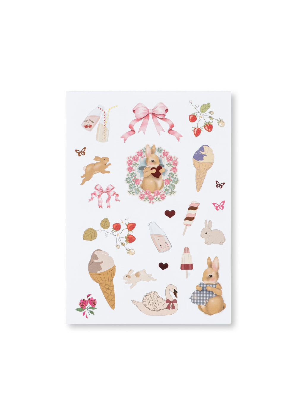 * Konges Sløjd Stickerboek A4 A Sticker A Day | Pink