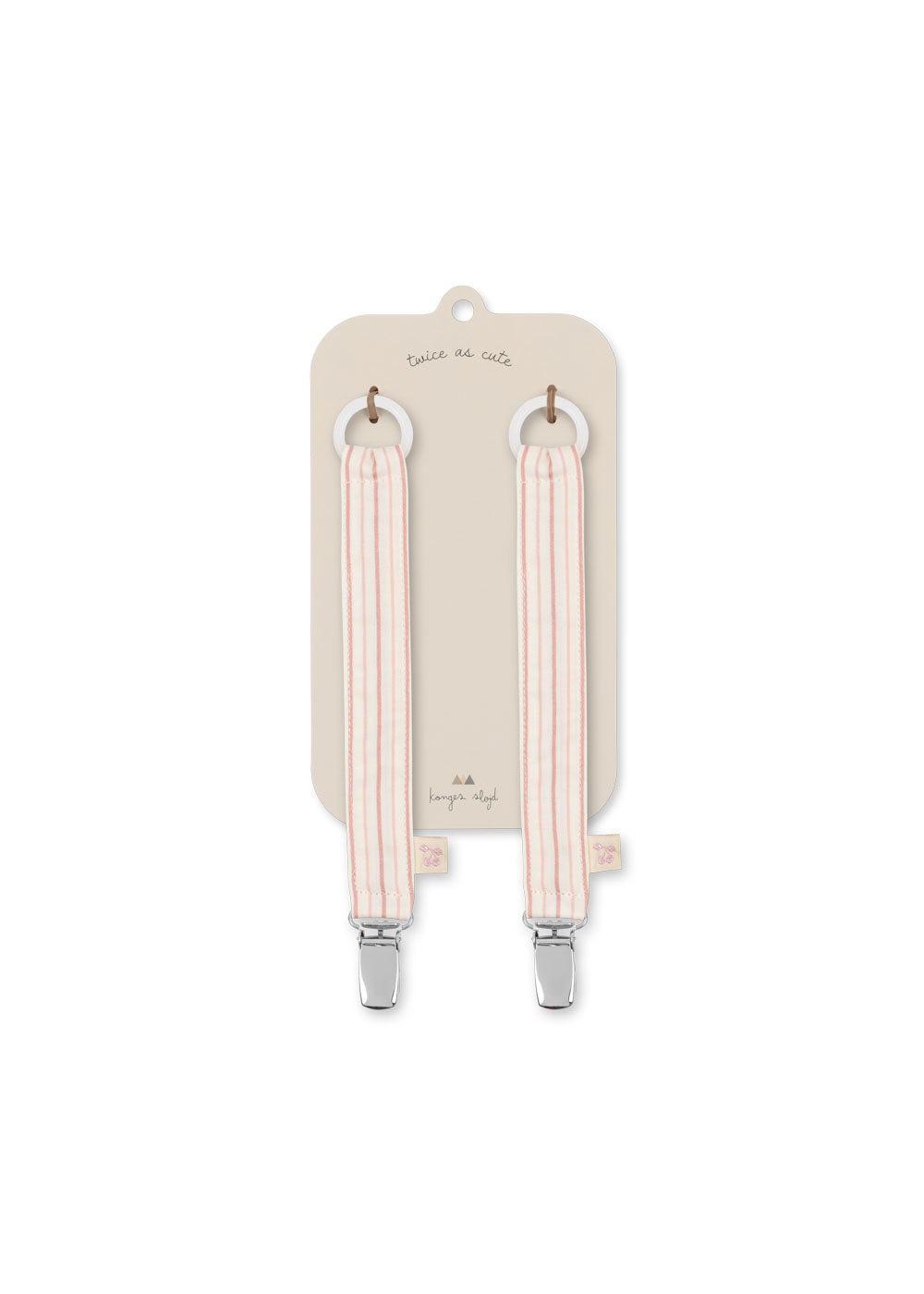 * Konges Sløjd Fopspeenketting Strap 2st | Stripie Petite Rose
