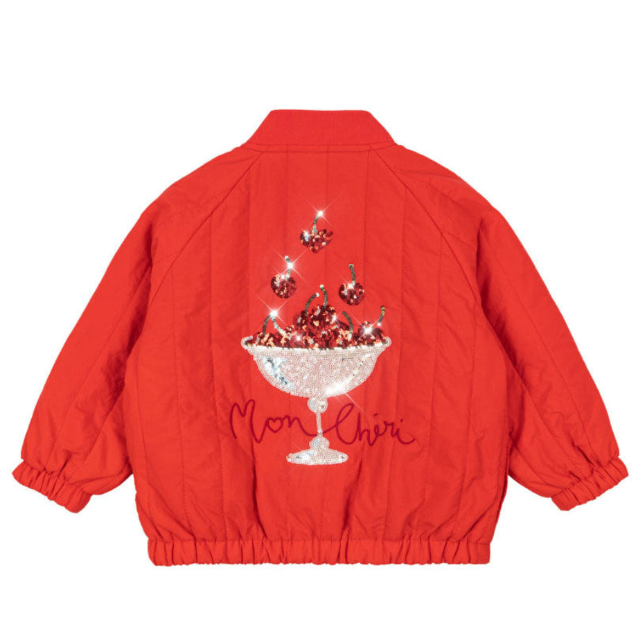 * Konges Sløjd Juno Bomber Jas | Fiery Red