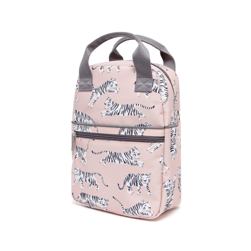 * Petit Monkey Rugzak Small | White Tigers