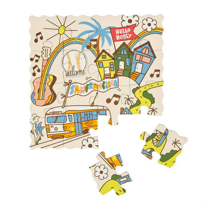 * Hello Hossy Vormpuzzel 16 st | San Francisco
