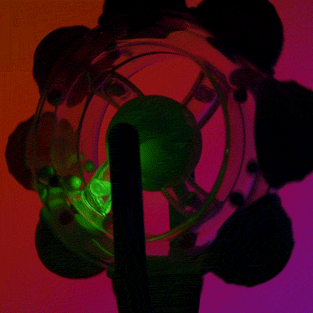 Sassy Sensorische Baby Spinner Light Up Rainbow Lichtgevend