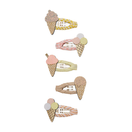 Mimi & Lula Ice Cream mini clic clacs met ijsjes, speelse haarspeldjes bij De Gele Flamingo