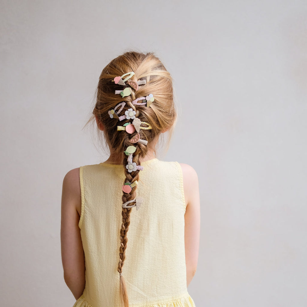 Ice Cream mini clic clacs van Mimi & Lula, vrolijke haaraccessoire uit de collectie van De Gele Flamingo