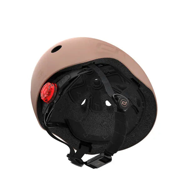 Scoot and Ride Helm SMALL/MEDIUM Mocha kinderhelm productfoto 3