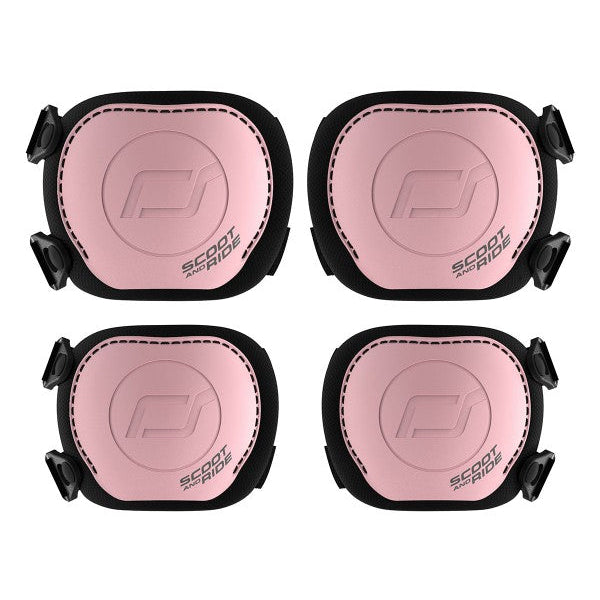 * Scoot & Ride Knie- en elleboogbeschermers | Rose