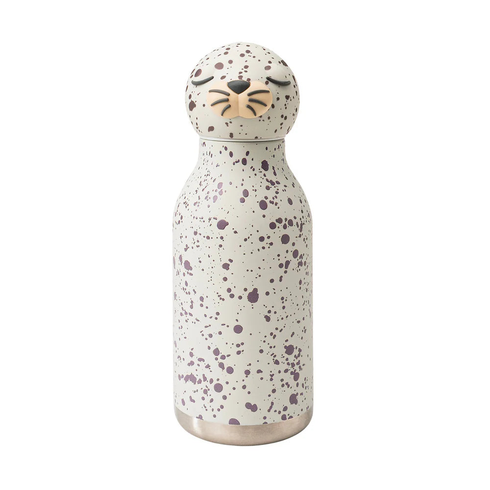 Asobu Bestie Bottle 460 ml in Seal, thermische fles van roestvrij staal, bij De Gele Flamingo.