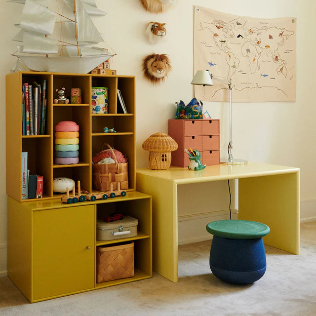 Stapelstein Dynamic Small Waters & Greens set met Base en Balance Board in blauw en groen