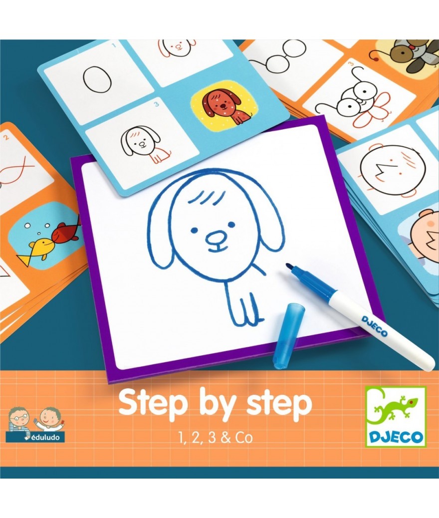 Djeco Creatieve Knutselset | Modelkaarten 1, 2, 3 & Co
