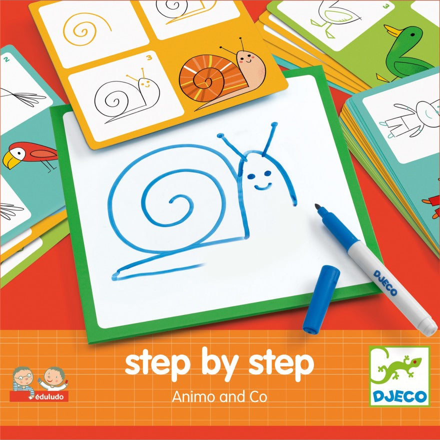 Djeco Creatieve Knutselset | Modelkaarten Dieren