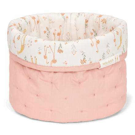 Little Dutch Opbergmand Omkeerbaar Blooming Safari 20x15 cm | Roze