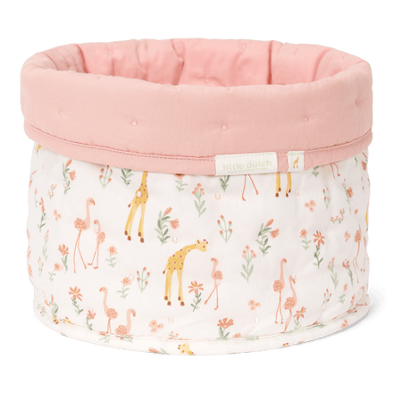 Little Dutch Opbergmand Omkeerbaar Blooming Safari 20x15 cm | Roze