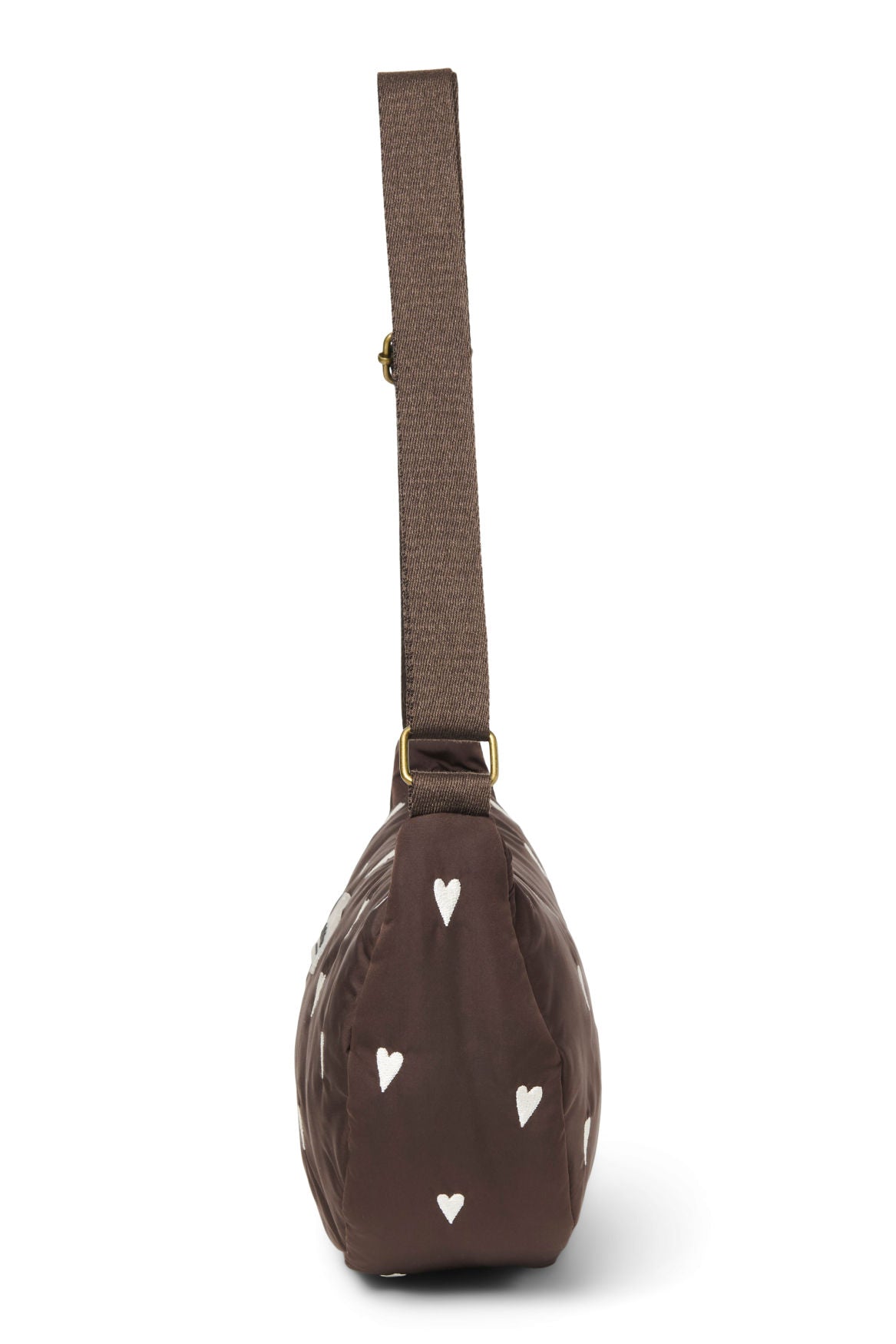 * Studio Noos Adult Fanny Pack | Brown Puffy Hearts