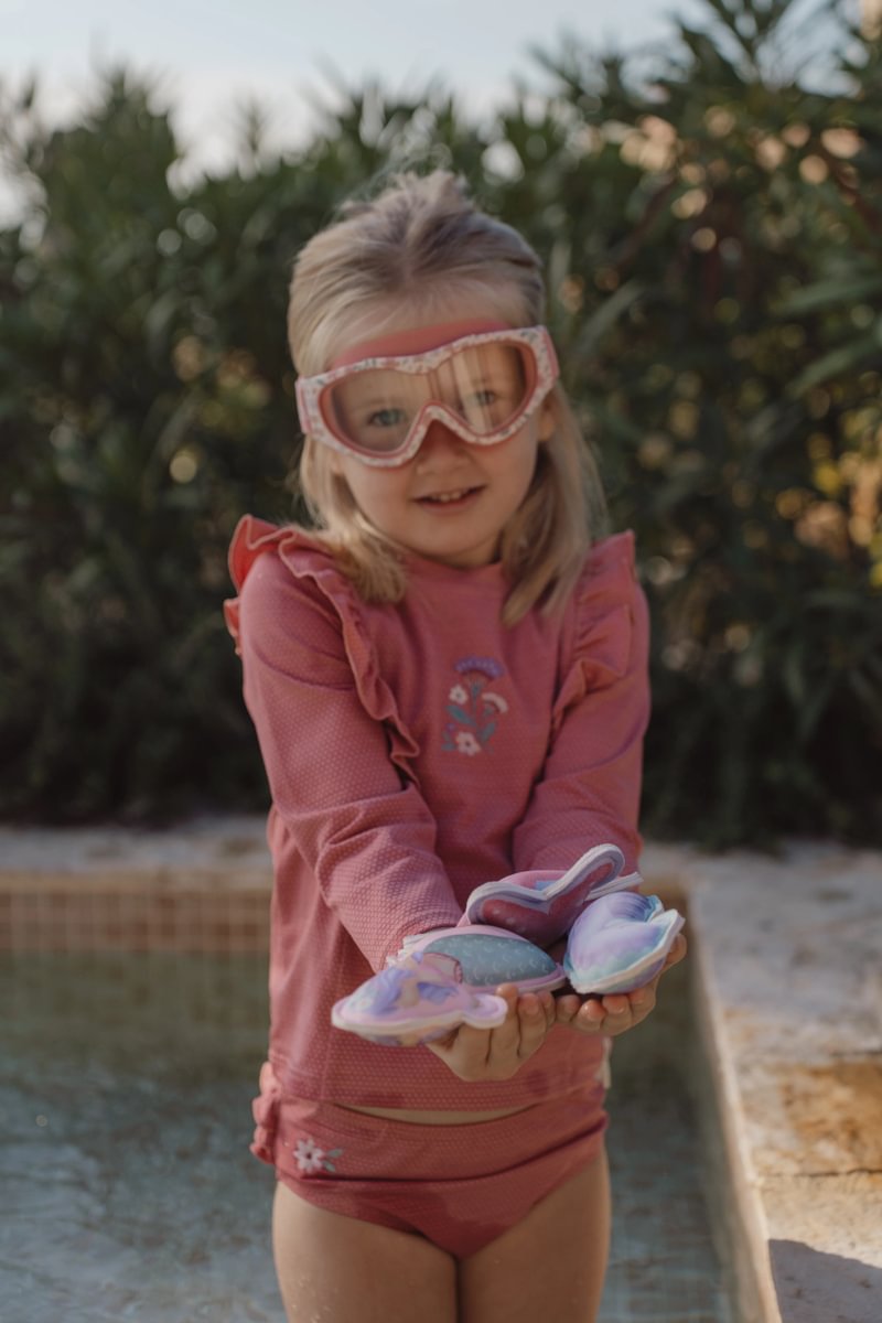 * Little Dutch Zwemshirt Lange Mouwen | Dreamy Pink Sparkle