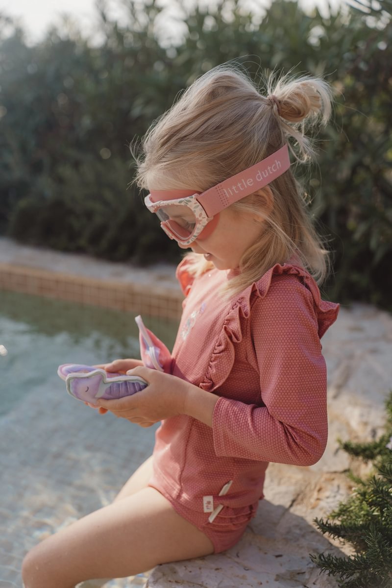 * Little Dutch Zwemshirt Lange Mouwen | Dreamy Pink Sparkle
