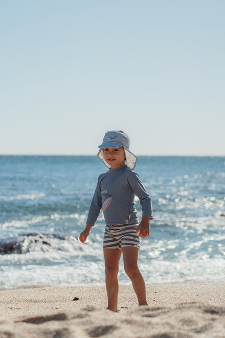 * Little Dutch Zwemshort | Ocean Blue Stripes