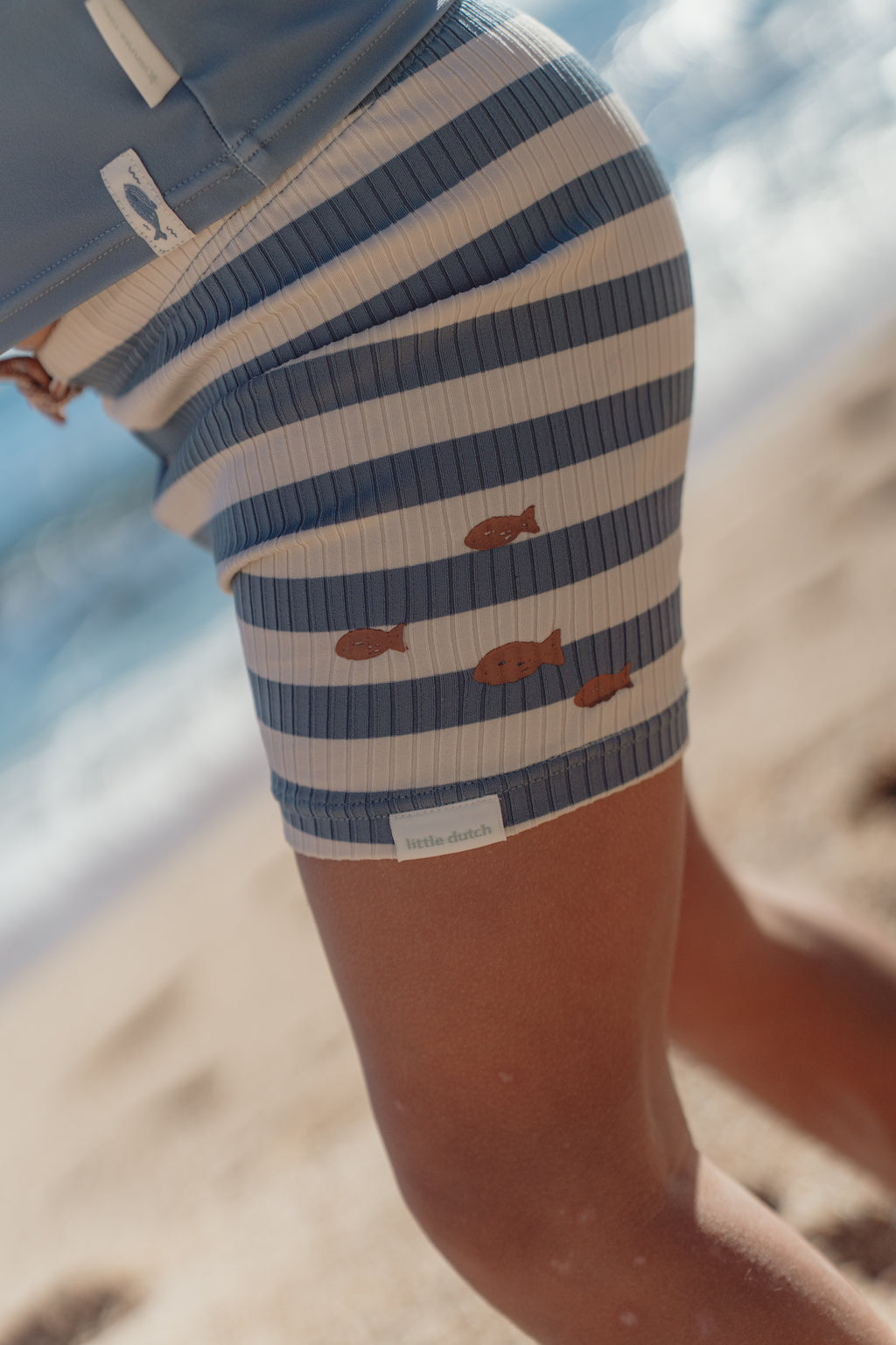 * Little Dutch Zwemshort | Ocean Blue Stripes