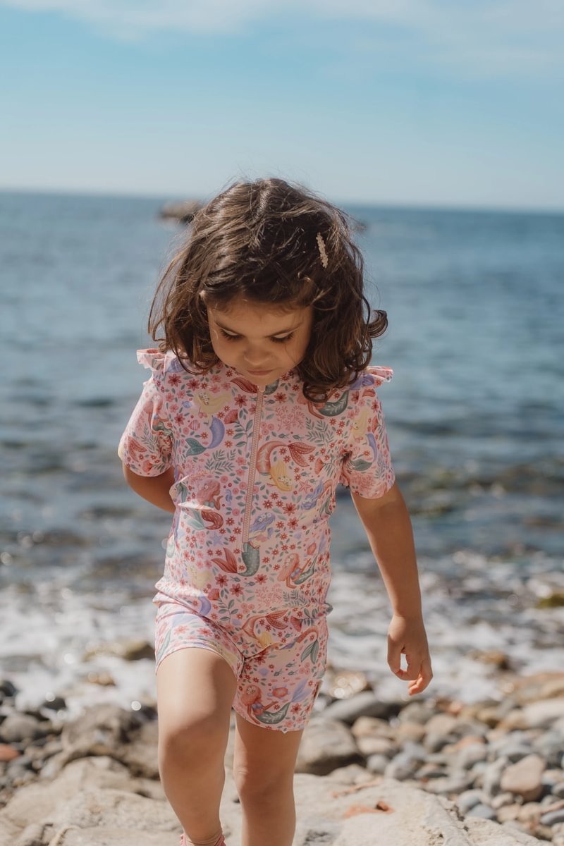 * Little Dutch UV Zwempak Korte Mouwen | Dreamy Mermaid