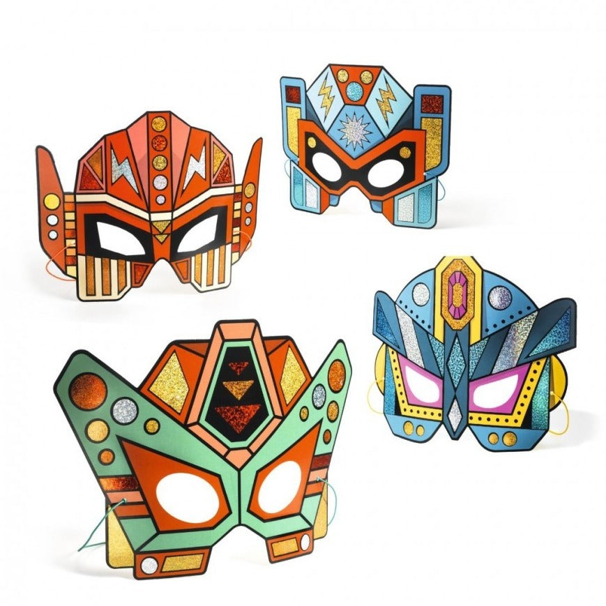 Djeco DIY Maskers | Super Robots