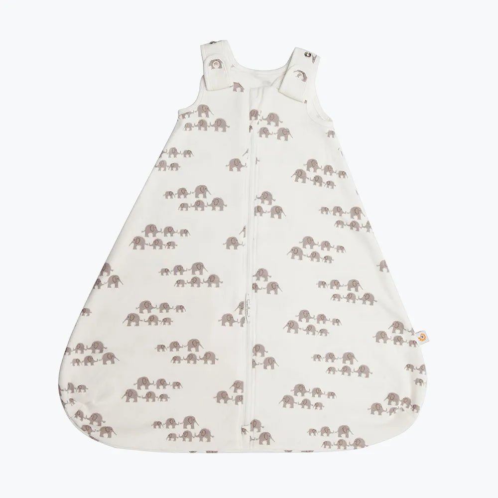 Ergobaby Classic Slaapzak TOG 2.5 Cosy in Elephant voor 0-6 maanden, bij De Gele Flamingo