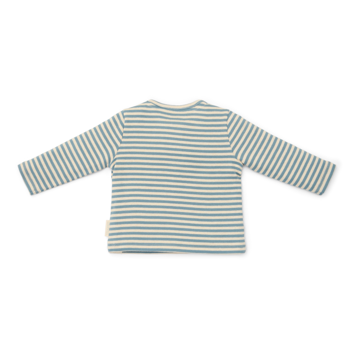 Little Dutch T-Shirt Lange Mouw Stone | Blue Stripe