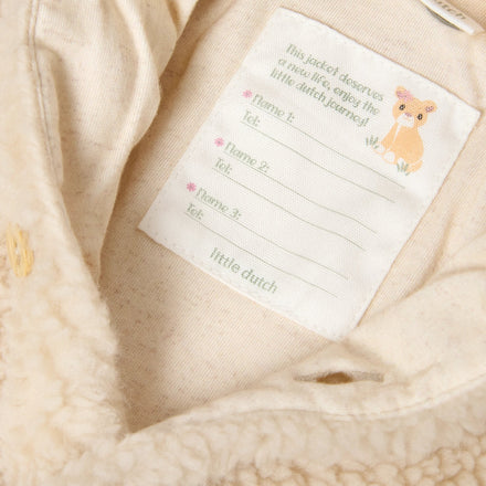 Little Dutch Teddy Vestje Sand Flowers | Sand