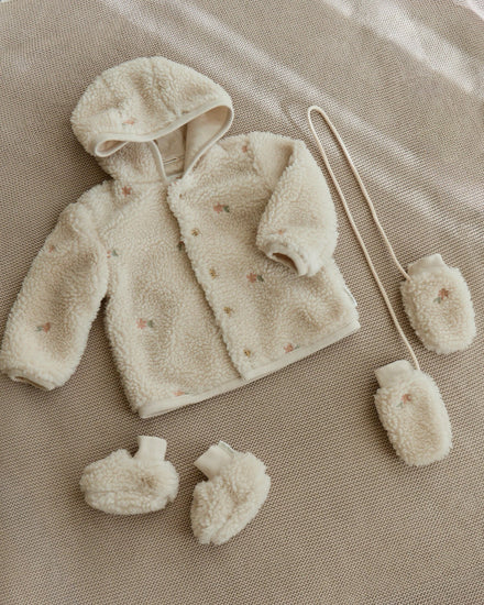 Little Dutch Teddy Vestje Sand Flowers | Sand