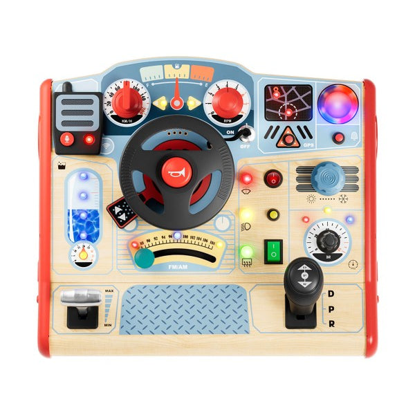 Topbright Busy Board Brandweer STEM met licht en schakelaars, bij De Gele Flamingo