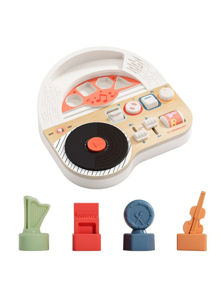 Topbright Music Busy Board DJ met knopjes, schuifjes en muzikale onderdelen voor kleine handjes.