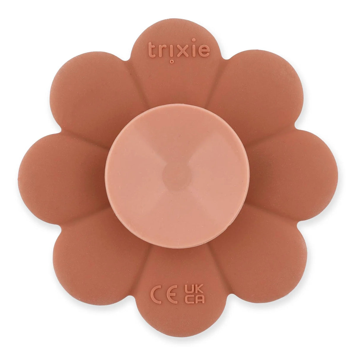 Trixie Siliconen Spinner Mrs. Cat met draaiende ring rond het poesje, verkrijgbaar bij De Gele Flamingo.