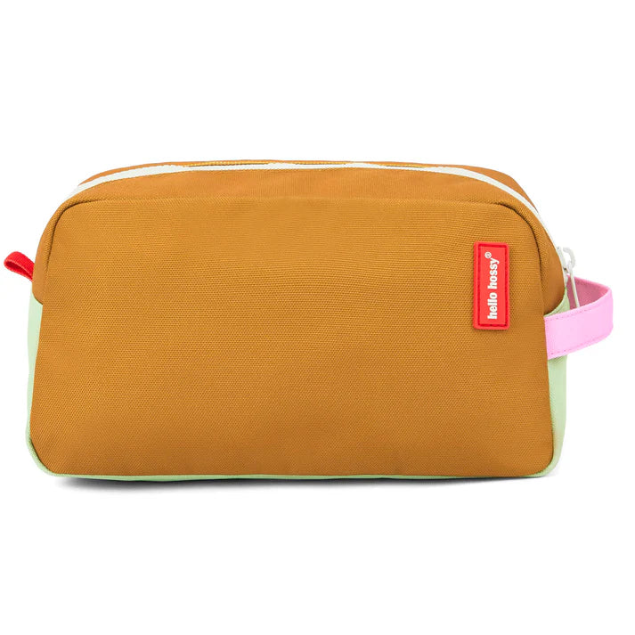 Hello Hossy Toilettas Mini Straw van 100% gerecycleerd polyester, verkrijgbaar bij De Gele Flamingo.