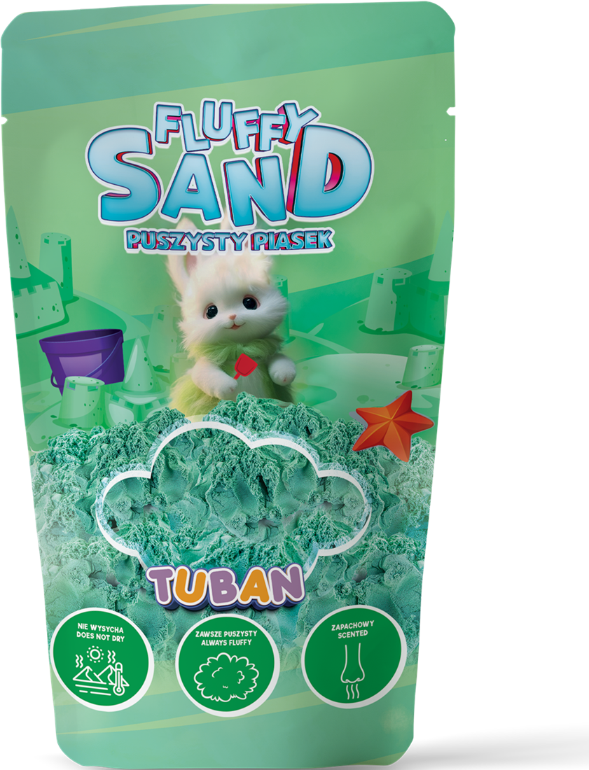 * Tuban Sensorisch Zand Fluffy Sand Green 90 g