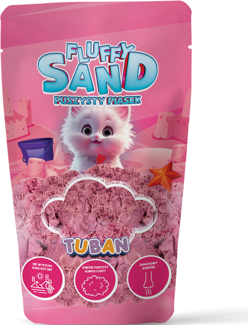 Tuban Sensorisch Zand Fluffy Sand Pink 90 g