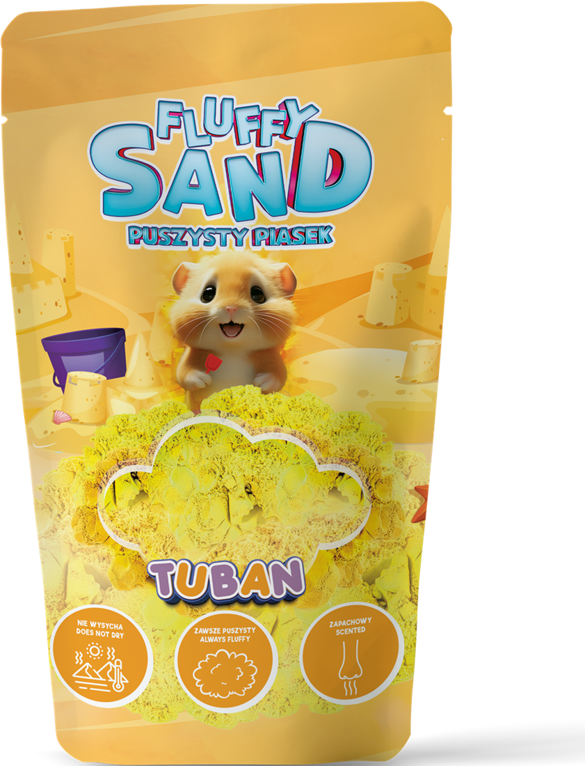Tuban Sensorisch Zand Fluffy Sand Yellow 90 g
