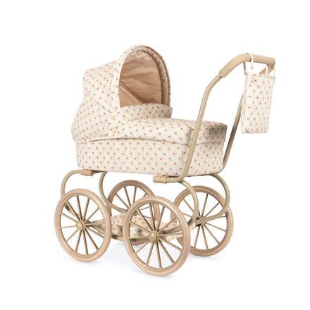 Konges Sløjd Minnie Poppen Kinderwagen in Mirage, vintage model voor poppen, bij De Gele Flamingo
