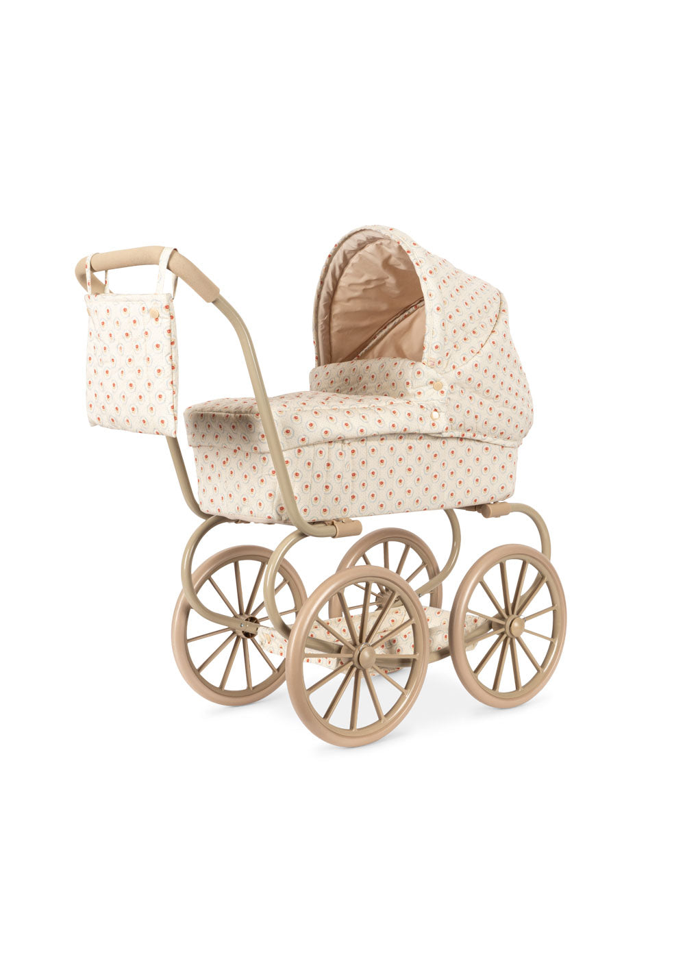 Konges Sløjd Minnie Poppen Kinderwagen Mirage is makkelijk op te vouwen, bij De Gele Flamingo